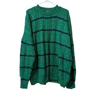 World Island Men’s Sweater Size Large Classic‎ Knit Vintage Grandpacore Outdoor